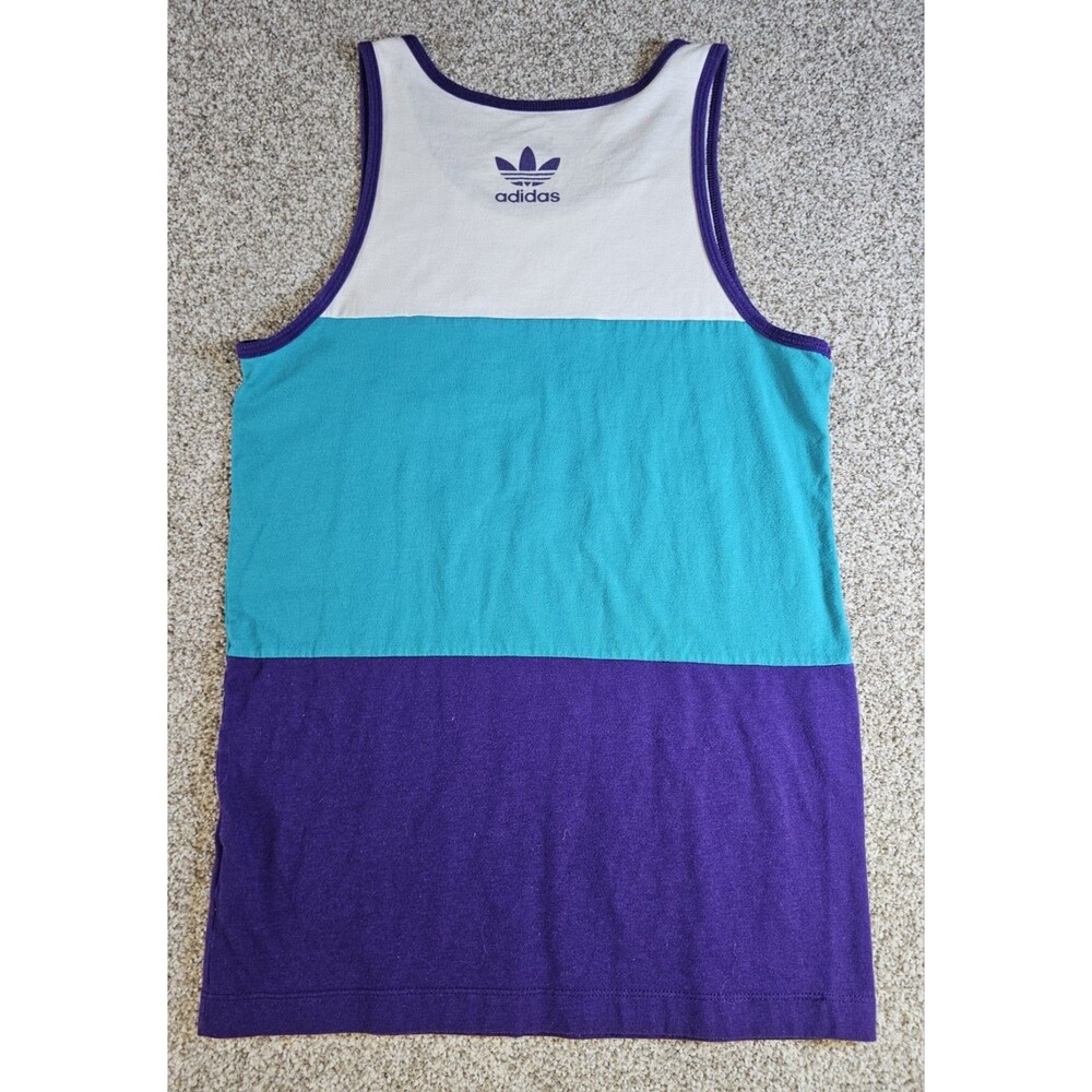 Charlotte Hornets adidas Originals Men’s Tank Size S - Picture 2 of 8